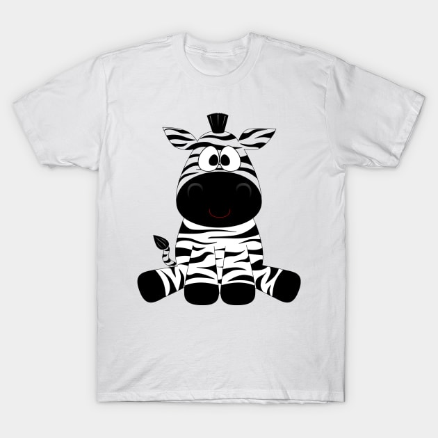 zebra T-Shirt by DrDesign